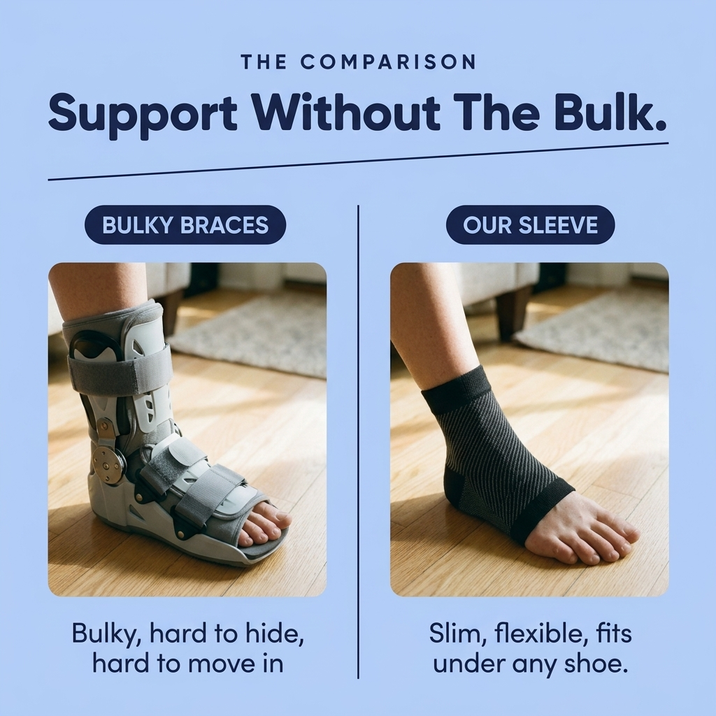 Supportive Foot & Ankle Compression Sleeve