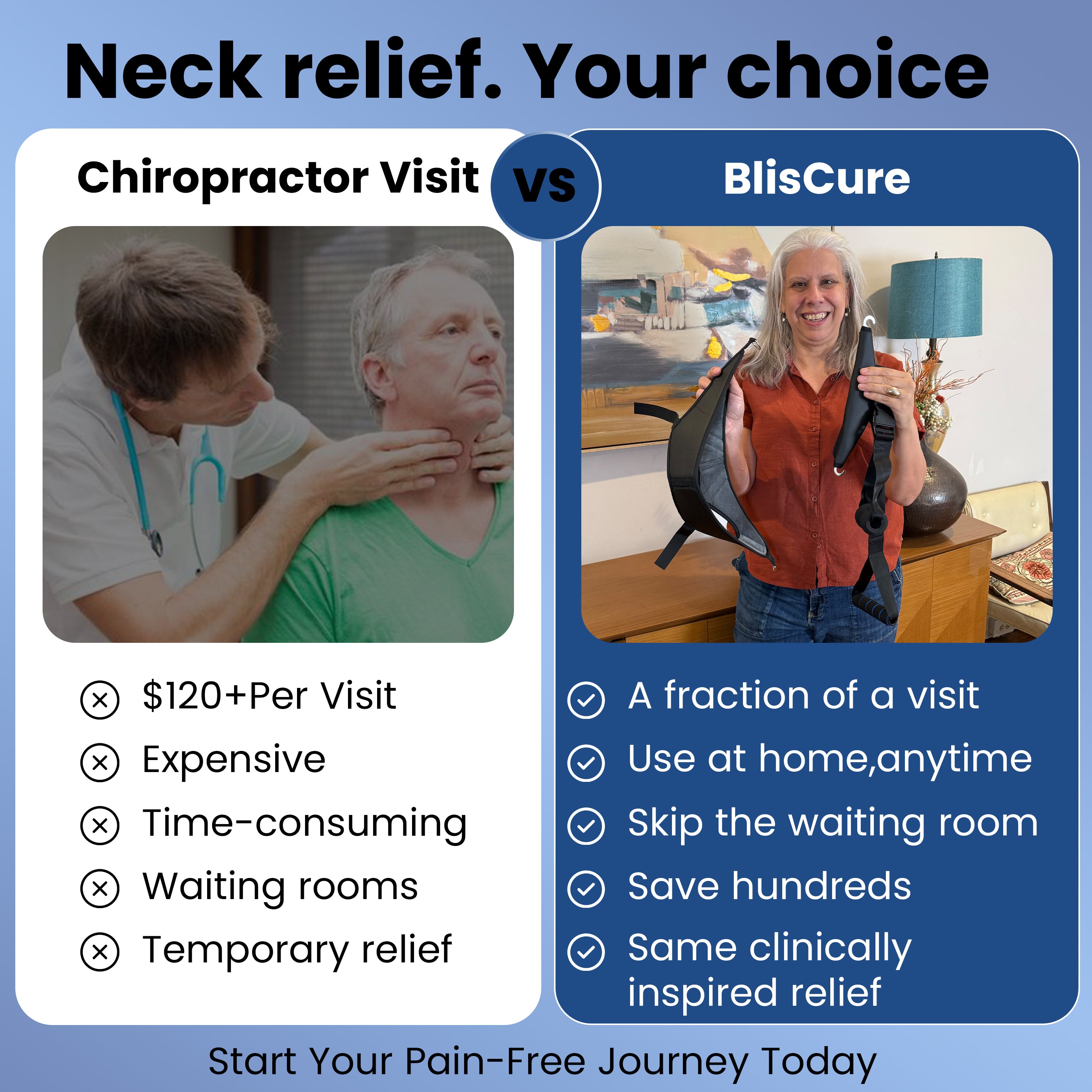 BlisCure™ Neck Decompression Device